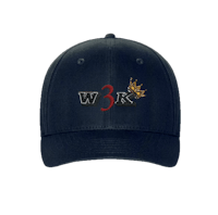 the wrk logo on a navy hat
